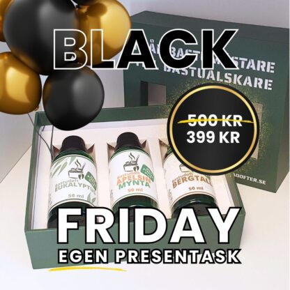 presentförpackning med bastudofter